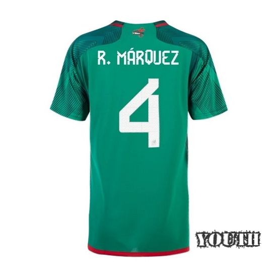 2022/23 Edson Alvarez Mexico Home Youth Soccer Jersey