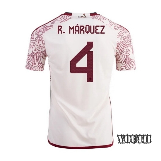 22/23 Edson Alvarez Mexico Away Youth Soccer Jersey