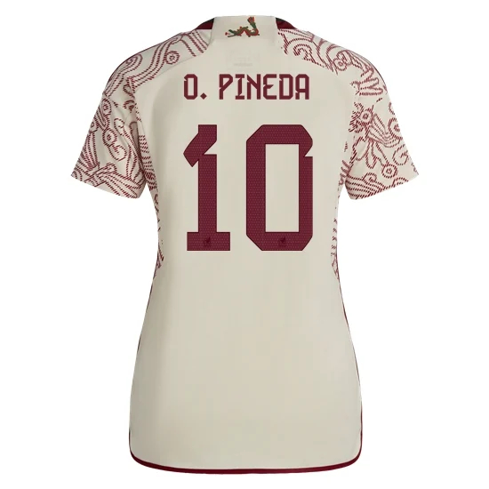 22/23 Orbelin Pineda Mexico Away Women's Soccer Jersey