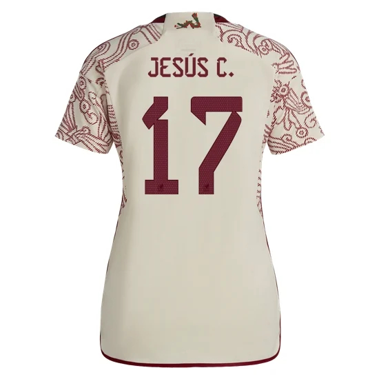 22/23 Jesus Manuel Mexico Away Women's Soccer Jersey