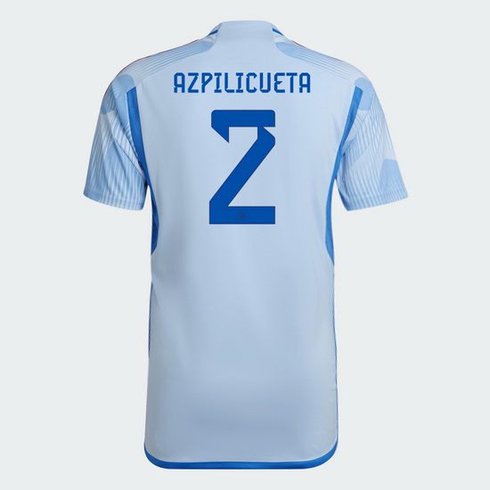 22/23 Cesar Azpilicueta Spain Away Men's Soccer Jersey