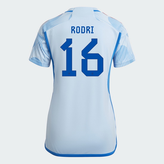 22/23 Rodri Spain Away Women's Soccer Jersey