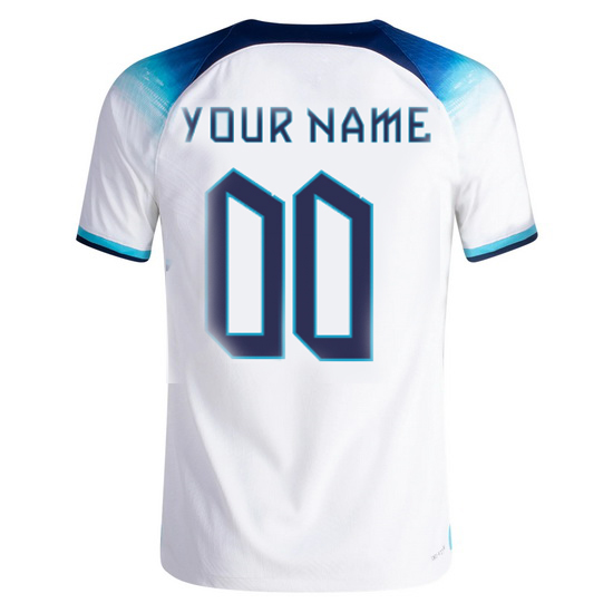 2022-2023 Home Custom England Men's Jersey