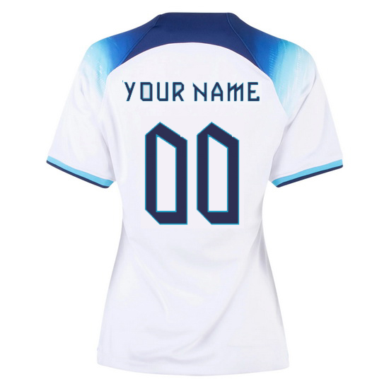2022-2023 Home Custom England Women's Jersey