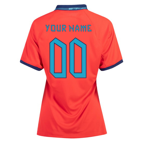 2022/23 Away Custom England Women's Jersey