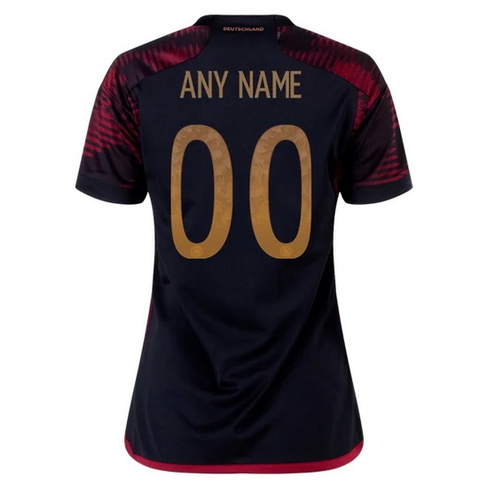 2022/23 Away Custom Germany Women's Jersey