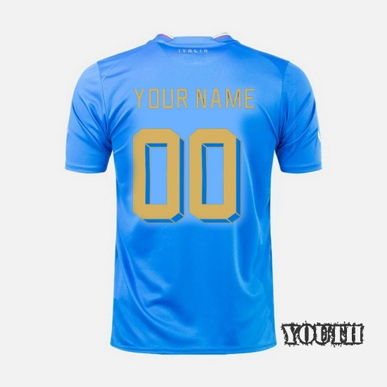 2022/23 Home Custom Italy Youth Jersey