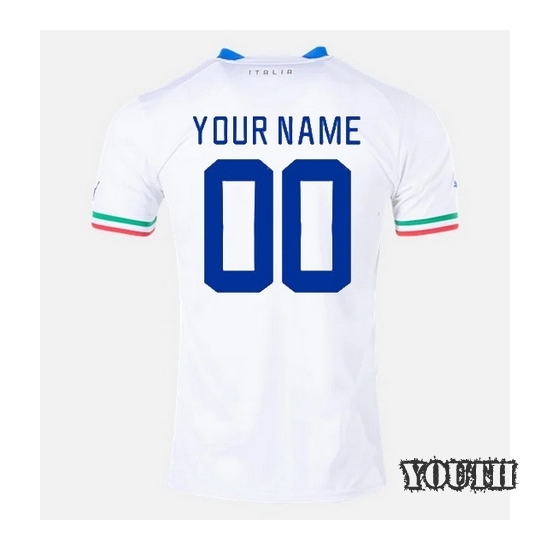 2022/2023 Away Custom Italy Youth Jersey