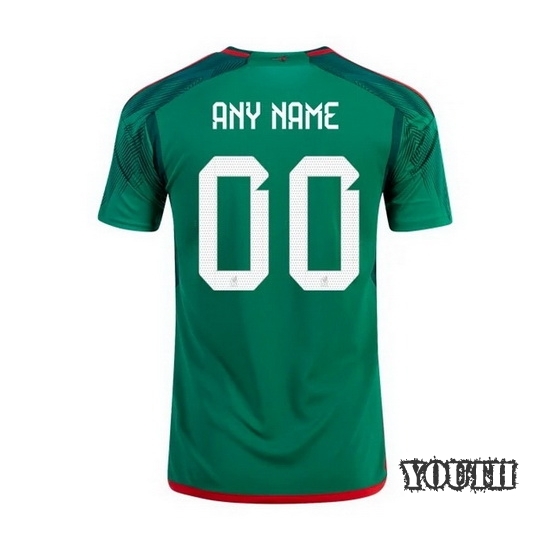2022/23 Home Custom Mexico Youth Jersey