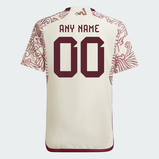 2022 Away Custom Mexico Men's Jersey