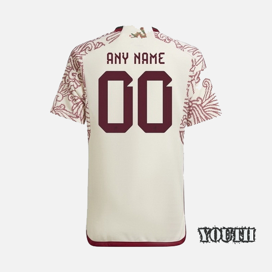 2022/2023 Away Custom Mexico Youth Jersey