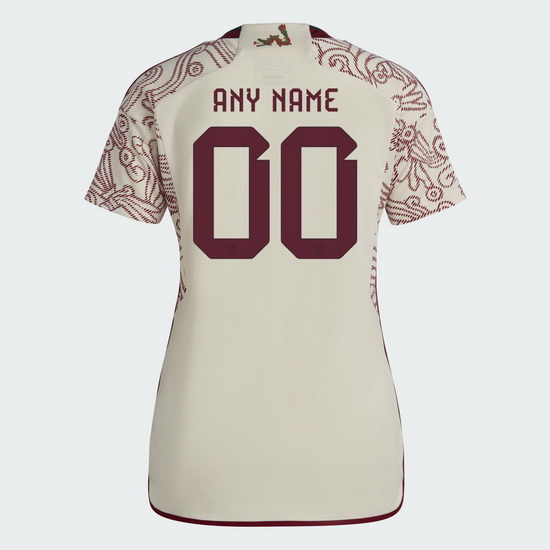 2022/23 Away Custom Mexico Women's Jersey