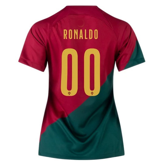 2022-2023 Home Custom Portugal Women's Jersey