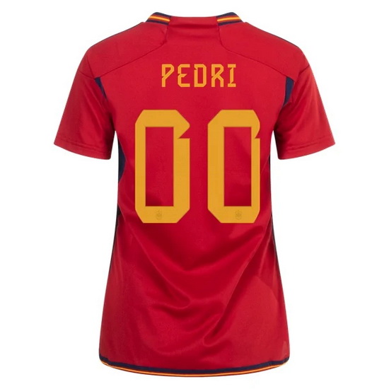 2022-2023 Home Custom Spain Women's Jersey