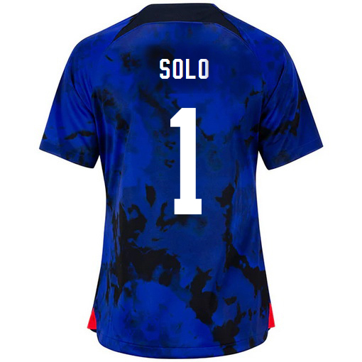 USA Away Hope Solo 22/23 Women's Soccer Jersey