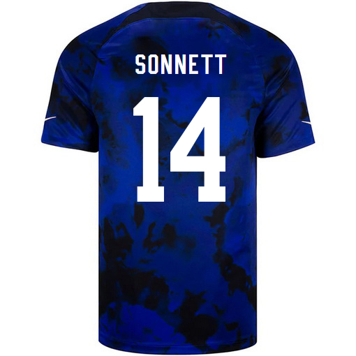 USA Away Emily Sonnett 2022/2023 Men's Soccer Jersey
