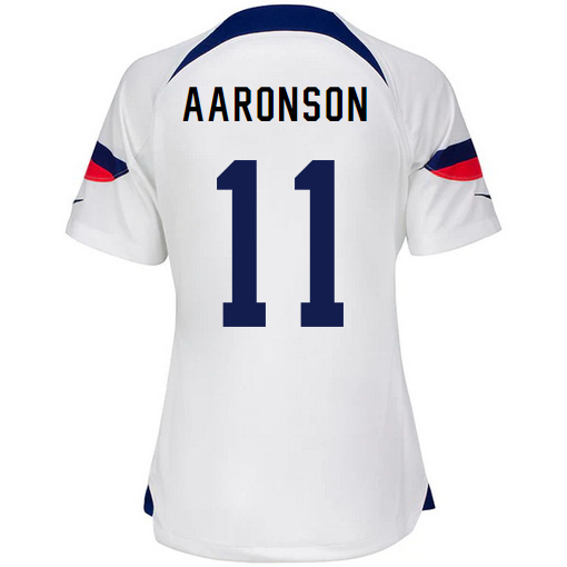 USA Home Brenden Aaronson 22/23 Women's Soccer Jersey