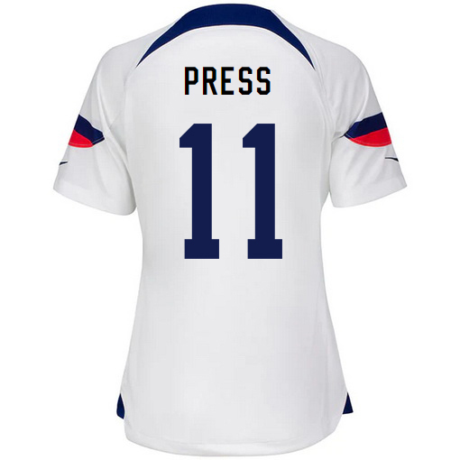 USA Home Christen Press 2022/23 Women's Soccer Jersey