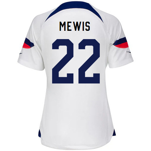 USA Home Kristie Mewis 2022/23 Women's Soccer Jersey