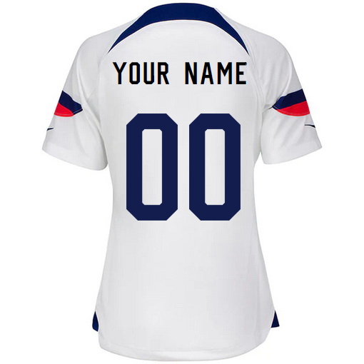 USA Home Customized 22/23 Women's Soccer Jersey