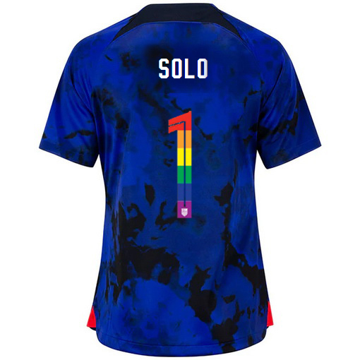 USA Loyal Blue Hope Solo 2022/23 Women's PRIDE Jersey