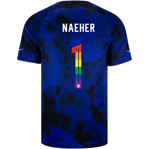 USA Loyal Blue Alyssa Naeher 22/23 Men's PRIDE Jersey