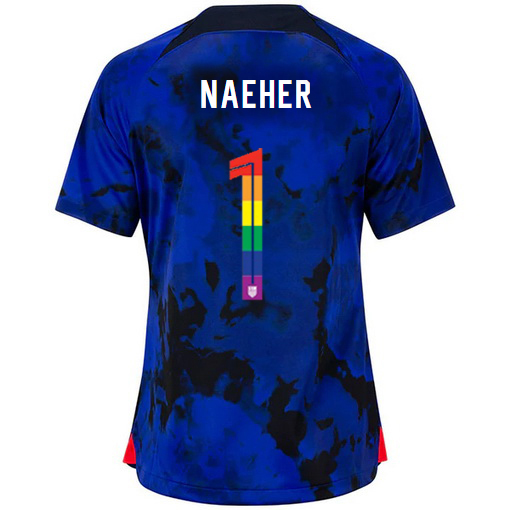 USA Loyal Blue Alyssa Naeher 2022/2023 Women's PRIDE Jersey