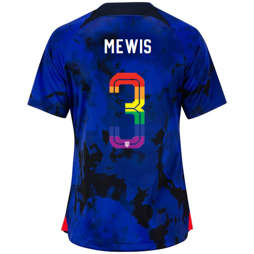 USA Loyal Blue Samantha Mewis 22/23 Women's PRIDE Jersey