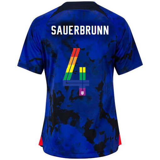 USA Loyal Blue Becky Sauerbrunn 2022/23 Women's PRIDE Jersey