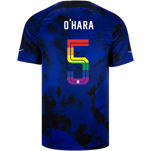 USA Loyal Blue Kelley O'Hara 22/23 Men's PRIDE Jersey