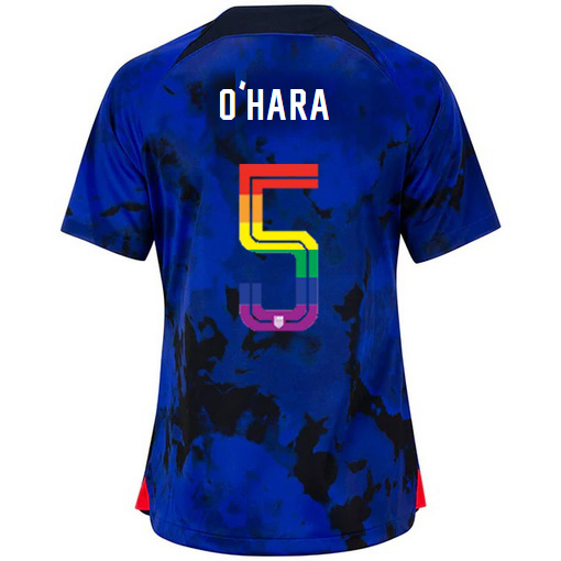USA Loyal Blue Kelley O'Hara 2022/2023 Women's PRIDE Jersey