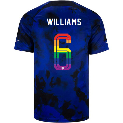 USA Loyal Blue Lynn Williams 2022/23 Men's PRIDE Jersey