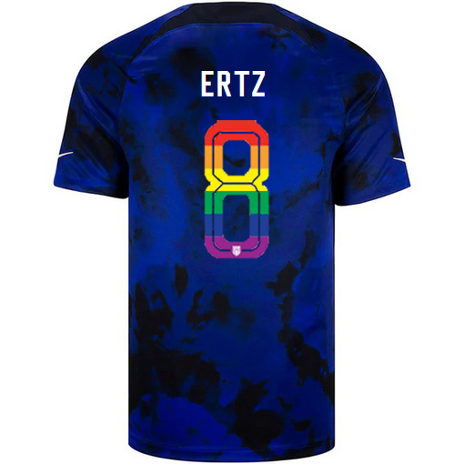 USA Loyal Blue Julie Ertz 2022/2023 Men's PRIDE Jersey