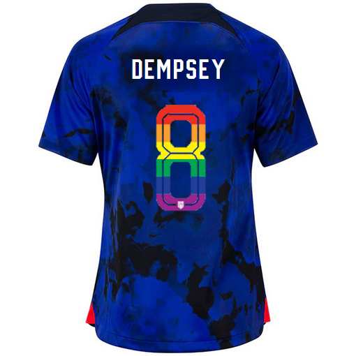 USA Loyal Blue Clint Dempsey 22/23 Women's PRIDE Jersey