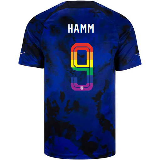 USA Loyal Blue Mia Hamm 2022/2023 Men's PRIDE Jersey