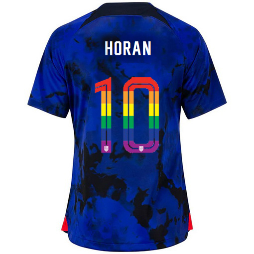 USA Loyal Blue Lindsey Horan 22/23 Women's PRIDE Jersey