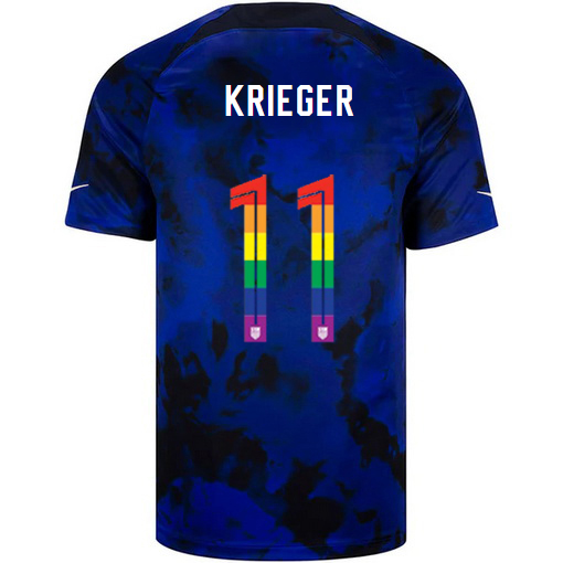 USA Loyal Blue Ali Krieger 2022/23 Men's PRIDE Jersey