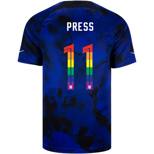 USA Loyal Blue Christen Press 2022/23 Men's PRIDE Jersey