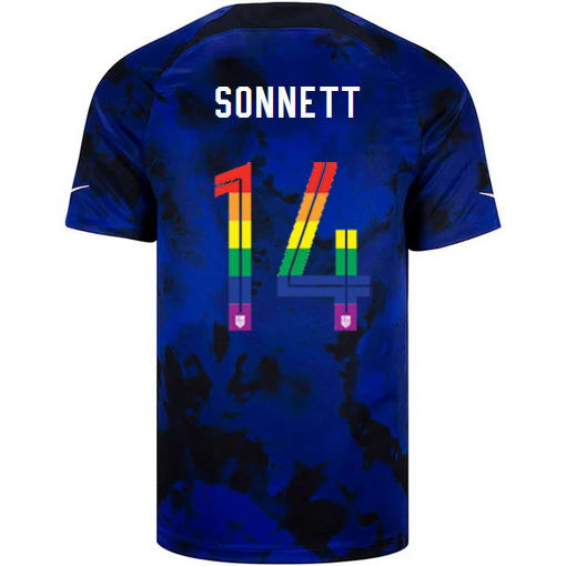 USA Loyal Blue Emily Sonnett 22/23 Men's PRIDE Jersey