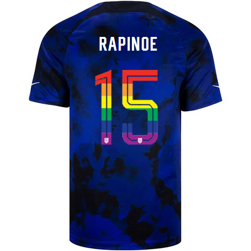 USA Loyal Blue Megan Rapinoe 2022/23 Men's PRIDE Jersey