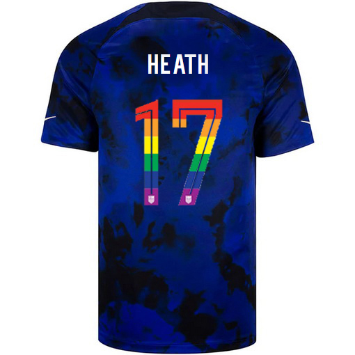 USA Loyal Blue Tobin Heath 22/23 Men's PRIDE Jersey