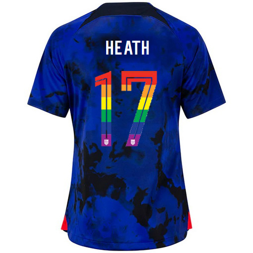 USA Loyal Blue Tobin Heath 2022/2023 Women's PRIDE Jersey