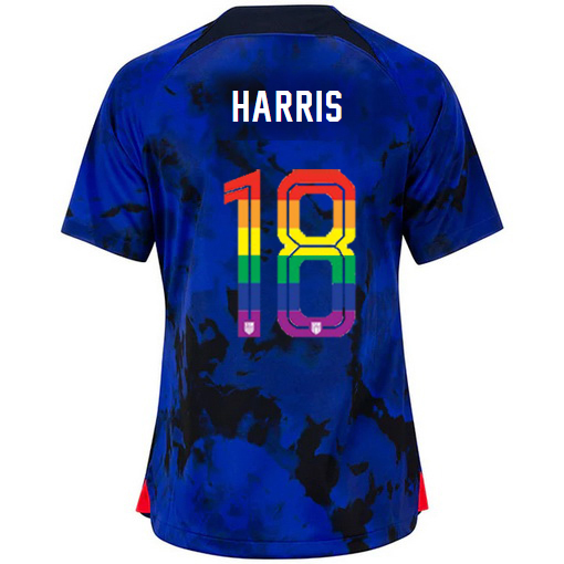 USA Loyal Blue Ashlyn Harris 22/23 Women's PRIDE Jersey