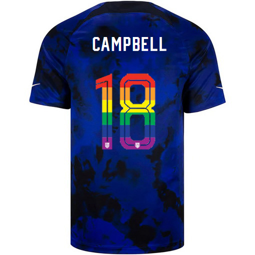 USA Loyal Blue Jane Campbell 2022/2023 Men's PRIDE Jersey