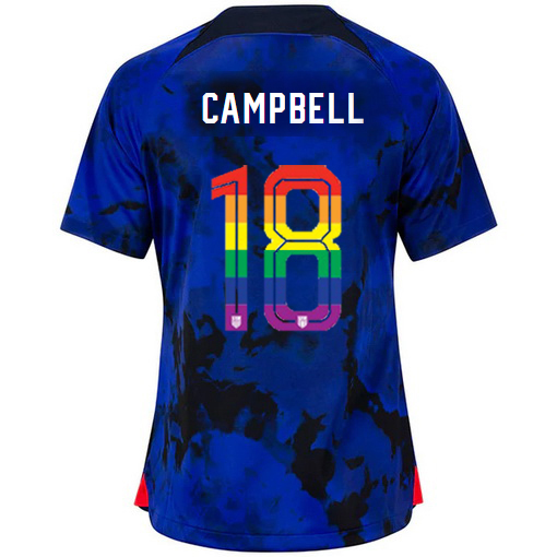 USA Loyal Blue Jane Campbell 2022/23 Women's PRIDE Jersey