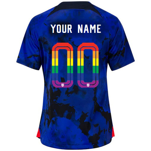 USA Loyal Blue Customized 2022/2023 Women's PRIDE Jersey