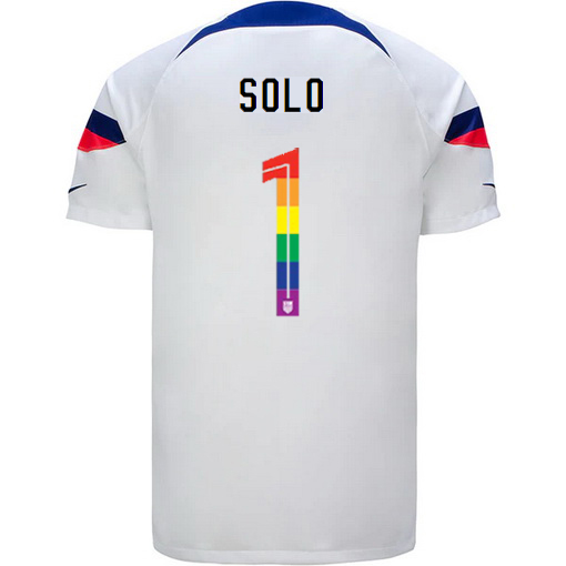 USA White Hope Solo 2022/23 Men's PRIDE Jersey