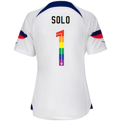 USA White Hope Solo 22/23 Women's PRIDE Jersey