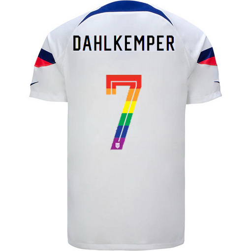 USA White Abby Dahlkemper 2022/2023 Men's PRIDE Jersey