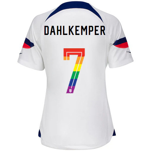 USA White Abby Dahlkemper 2022/23 Women's PRIDE Jersey